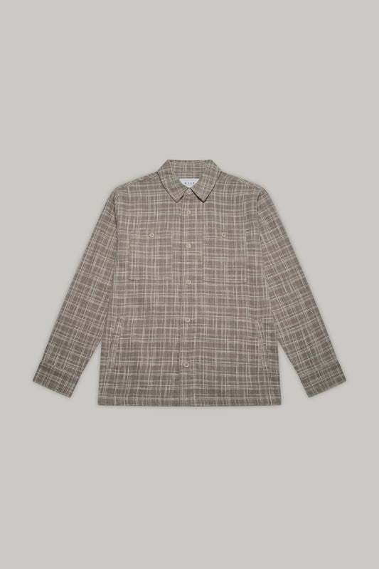Seaton Overshirt - Stone Ecru