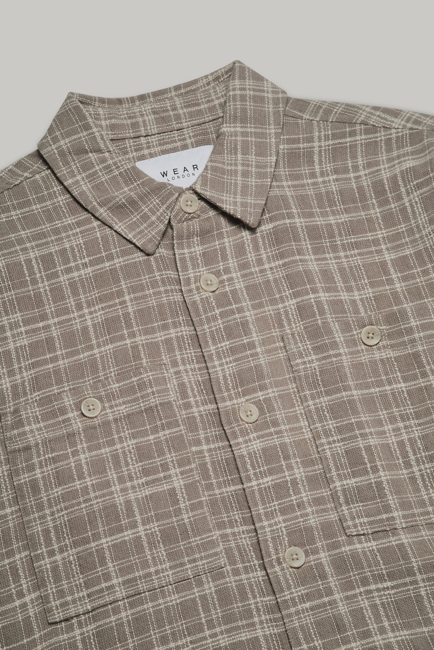 Seaton Overshirt - Stone Ecru