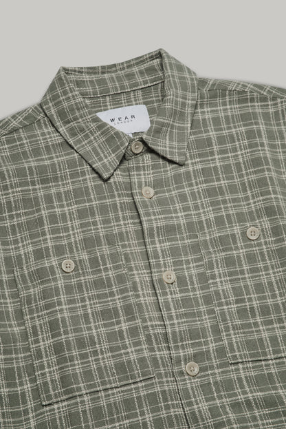 Seaton Overshirt - Khaki Stone