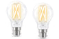 4lite WiZ Connected A60 Filament Clear WiFi LED Smart Bulb