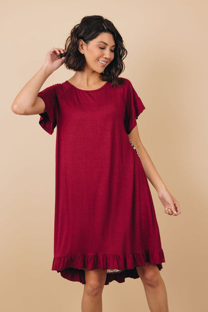 You'll Be Back Animal Print Dress