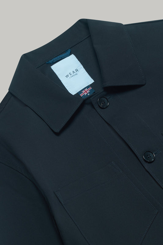 Southend Shacket Unlined - Black Stretch