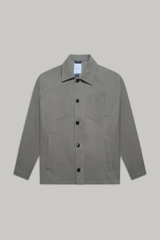 Southend Shacket Unlined - Stone Stretch