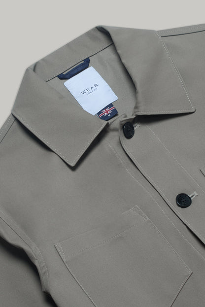 Southend Shacket Unlined - Stone Stretch