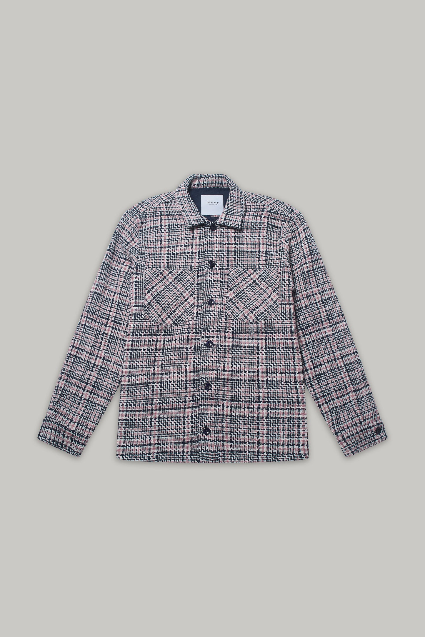 Bart Overshirt - Navy Pink