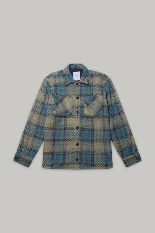 Bart Overshirt - Silver Navy