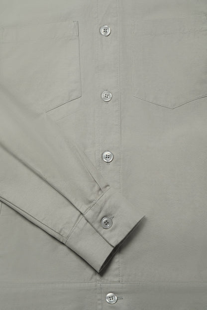 Turner Long Sleeve Jacket - Cotton Linen Stone