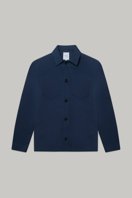 Southend Shacket Unlined - Navy Cotton Canvas