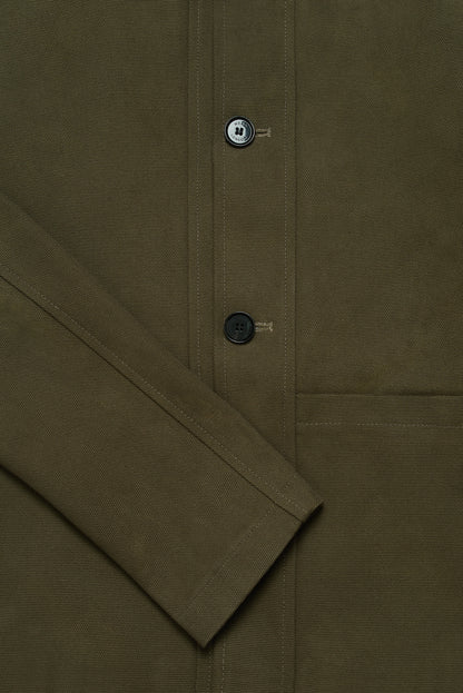 Regency Shacket - Olive Cotton canvas