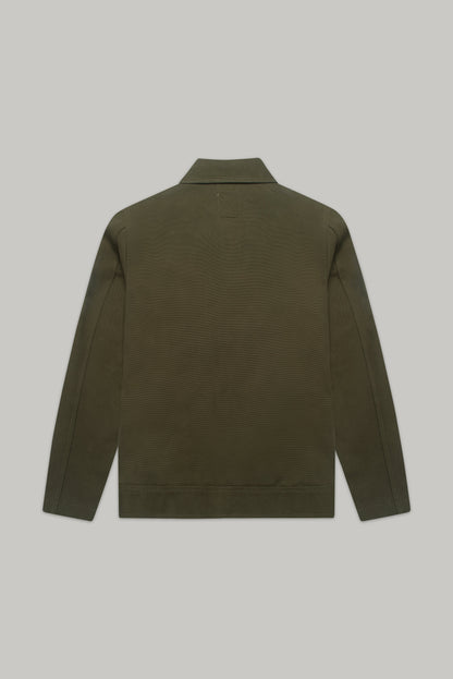 Regency Shacket - Olive Cotton canvas