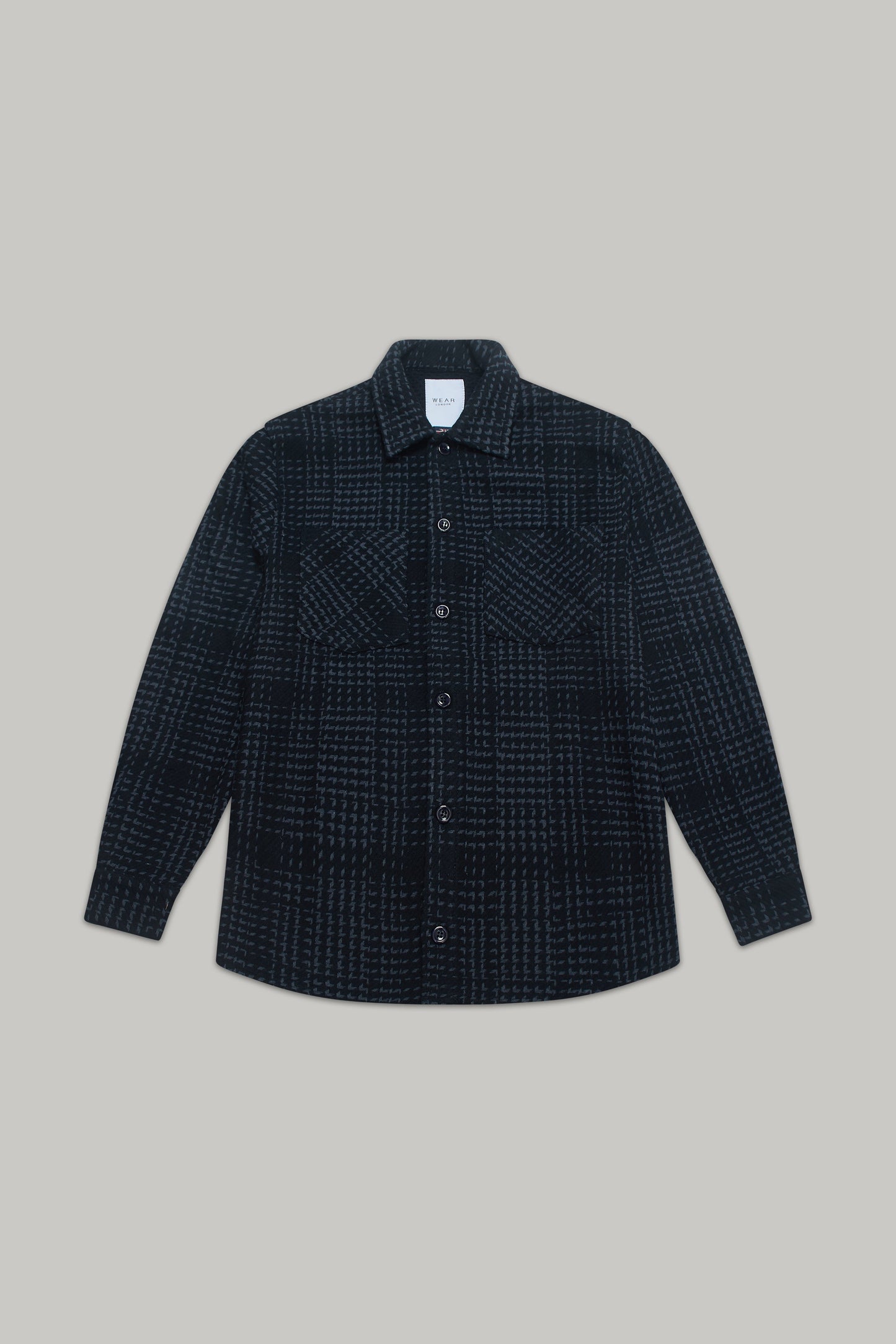 Bart Overshirt - Navy Blue Check