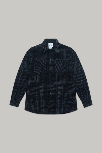 Bart Overshirt - Navy Blue Check