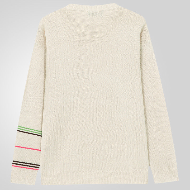 Mens Pullover Long Sleeve Sweater