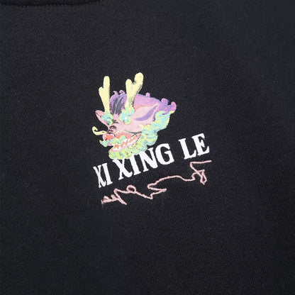 Versatile casual daily printed hoodie