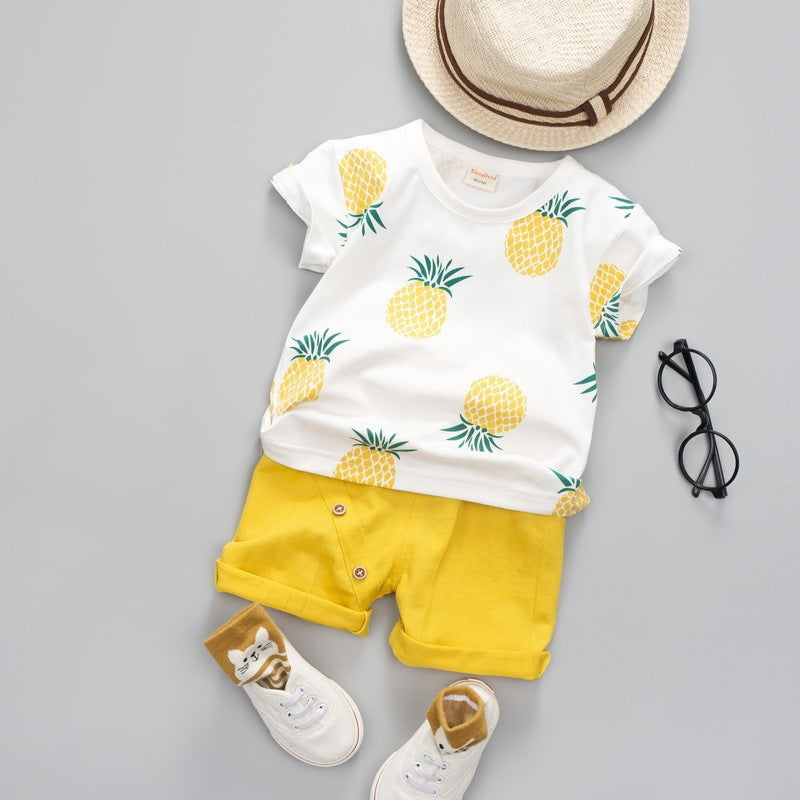 Kids Shorts Two-piece Suit