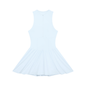 Women's Ruched Sleeveless Full-Zip Dress 220GSM