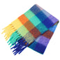 Women's leopard print tassel scarf - view 7