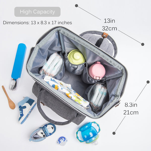Waterproof Multifunctional Backpack - Baby Diaper Bag