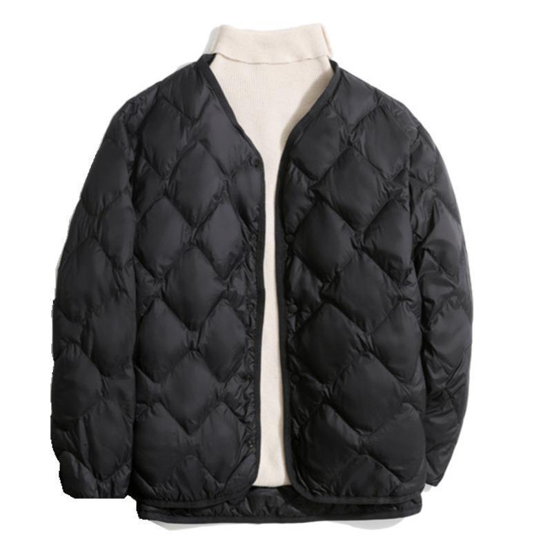 Women's Diamond Duck Down V-neck Coat