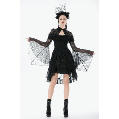 Dark in Love Elara Gothic Versatile Lace Shoulder Cape
