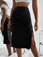 Ladies Skirts Women's Dresses Cross Drawstring Hips