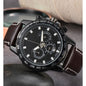 Men's Six-pin Full-function Quartz Watch