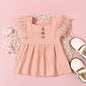 Kids Solid Color Sleeveless Dress