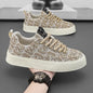 Graffiti prints black canvas sneakers mens vulcanized shoes man low top sneaker lace up trainer skateboard shoes men's plimsolls