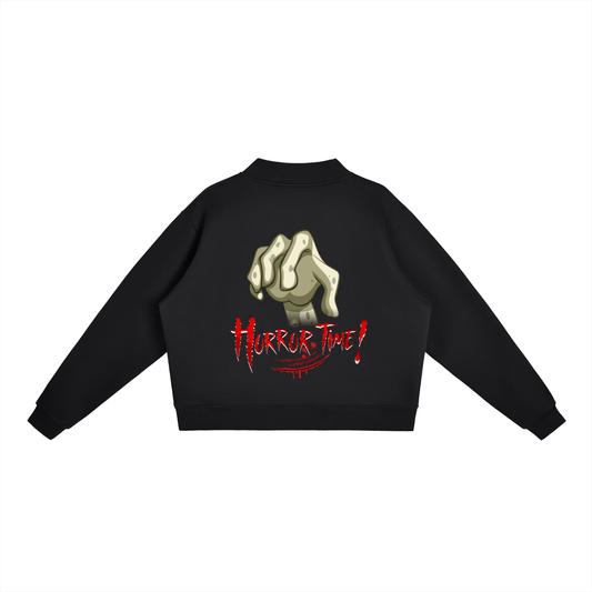 Fleece,Mock neck,Sweatshirt