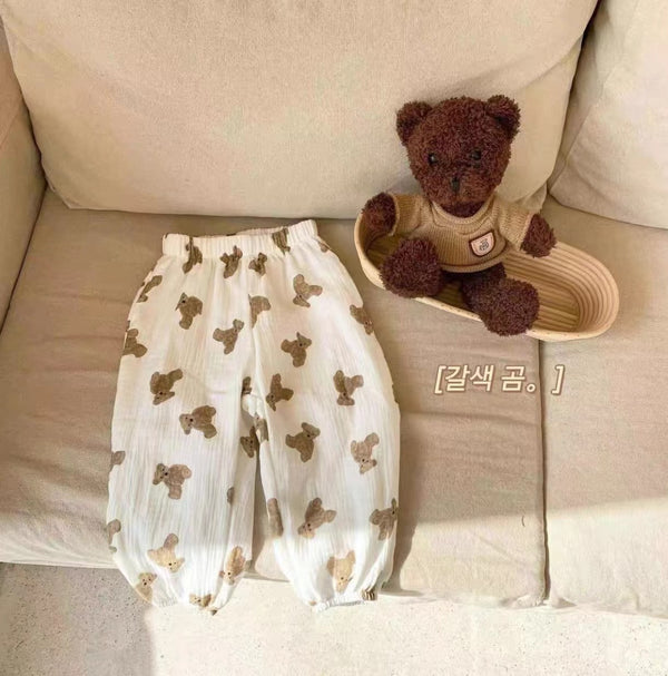 Korean-Style Ankle-Tie Cropped Pants