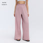 Drawstring Casual Wide-leg Pants