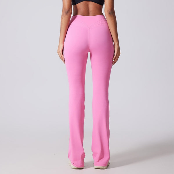 Women's Wide-leg High-waisted Slim-fit Flared Pants