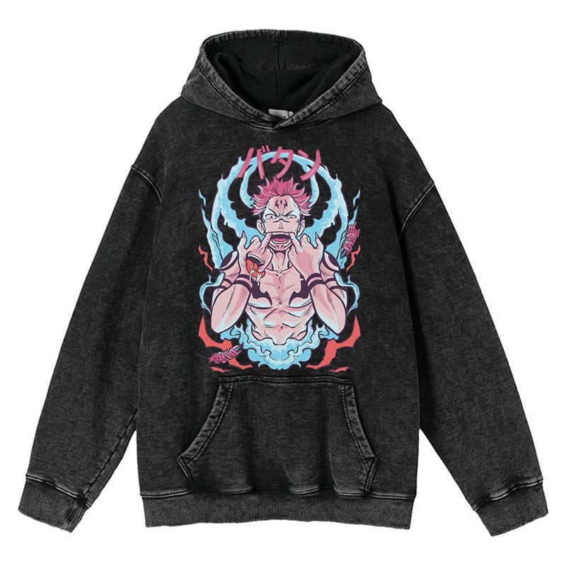 Jujutsu Kaisen Vintage Hoodie