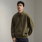 Retro Half Zip Pullover Sweatshirt