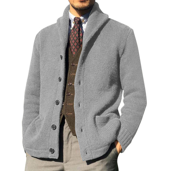 Autumn And Winter Solid Color Long-sleeved Coat
