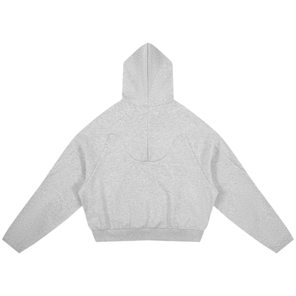 Curved Panel Raglan Hoodie 350GSM