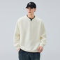 Heavyweight Faux Layered V-Neck  Sweatshirt