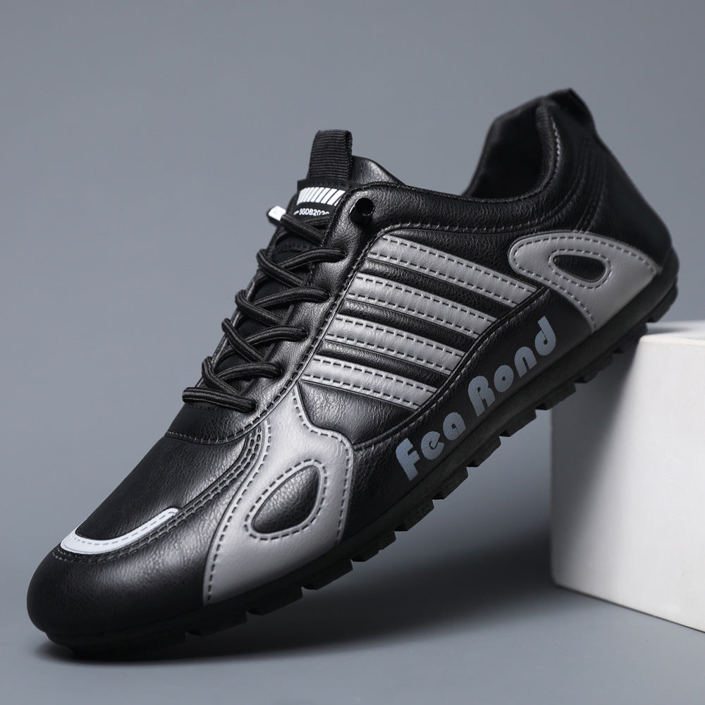 Men's breathable leather casual shoes