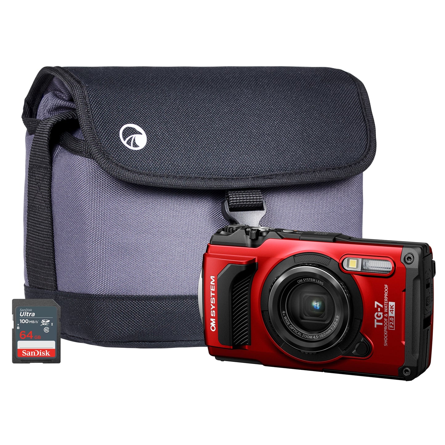 OM System TG-7 12MP 4x Zoom Tough Compact Camera