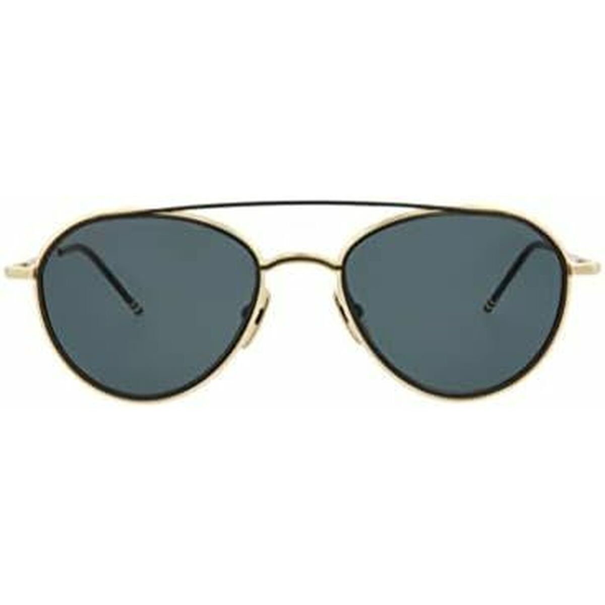 Unisex Sunglasses Thom Browne TB-109-A-T-GLD-BLK-53 Ø 53 mm