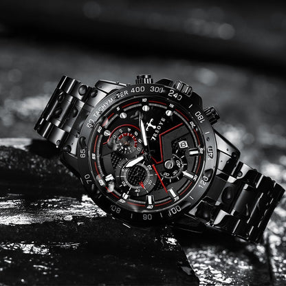 TRSOY Mens Waterproof Quartz Watch