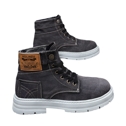 Chaussure de skateboard montante en jean décontractée