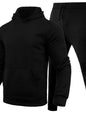 Ensemble sweat à capuche et pantalon à manches longues grande taille pour homme