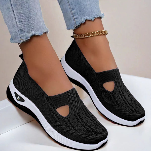 Chaussures Plates en Maille, Tendance, Respirantes, Antidérapantes, à Semelle Souple, Décontractées pour Femmes