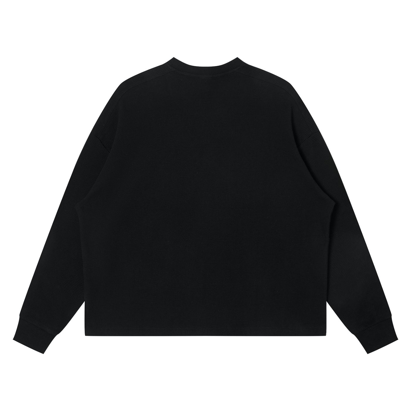 Unisex Waffle Boxy Long Sleeve T-Shirt