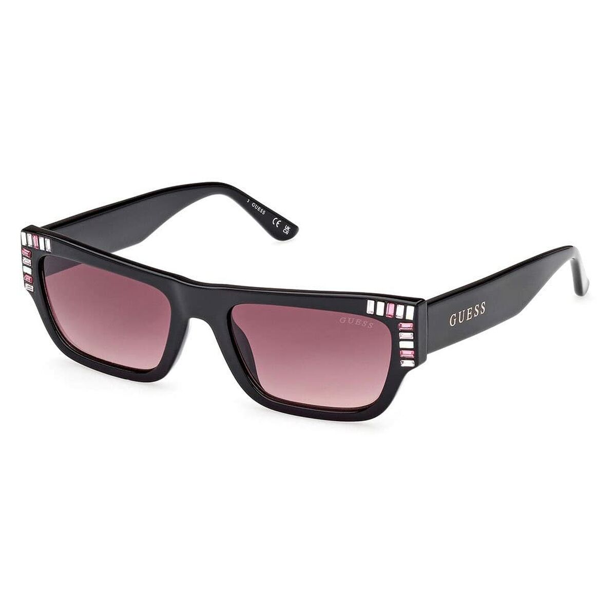 Ladies' Sunglasses Guess GU7902 01T Ø 53 mm