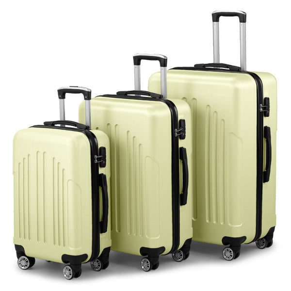 3-Piece ABS & PC Luggage Set