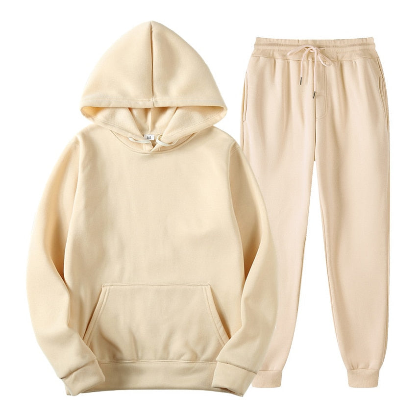 Men's Hooded Tracksuit Set - Hoodie & Sweatpants