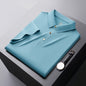 Seamless Adhesive Non-ironing Short-sleeved Polo Shirt