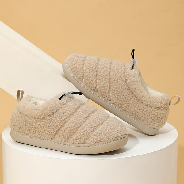 Linear Cotton Shoes Thickened Warm Non-slip - Stuffs & Savers